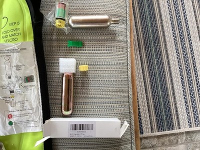 Automatic & Manual Inflatable Life Jacket CO2 Rearming Kit Cylinder Cartridge