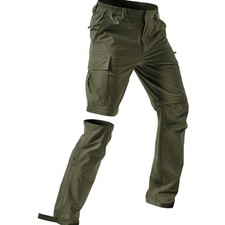 Men's-Hiking-Pants Convertible Quick-Dry Water-Resistant Lightweight Zip-Off ...