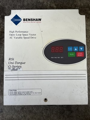 Benshaw RSi Unit-Torque S-Series AC Drives, Model: RSi-005-G-4