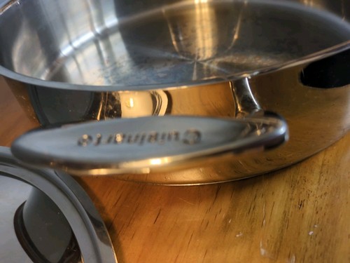 Cuisinart MultiClad Pro 13" Round 5.5 qt Stainless Steel Casserole Dishes - Picture 8 of 16