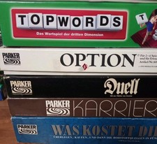  Parker  Spiele  8  vollständige Spiele (Nr 4)