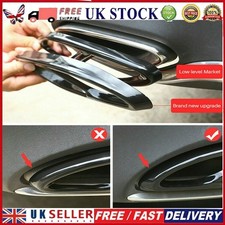 UK 2x Black-Exhaust Pipe Tip Cover For Mercedes Benz A B C E Class GLC GLE W205