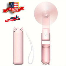 Mini Foldable Handheld Speed Fan USB Rechargeable Cooling Fan 3 speed Adjustable