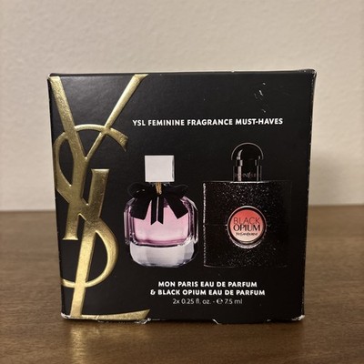 Yves Saint Laurent YSL Mon Paris Black Opium Eau De Parfum Mini Perfume Set*