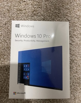 Microsoft Windows 10 Professional USB 32/64-Bit with key Sealed Retail box NEW