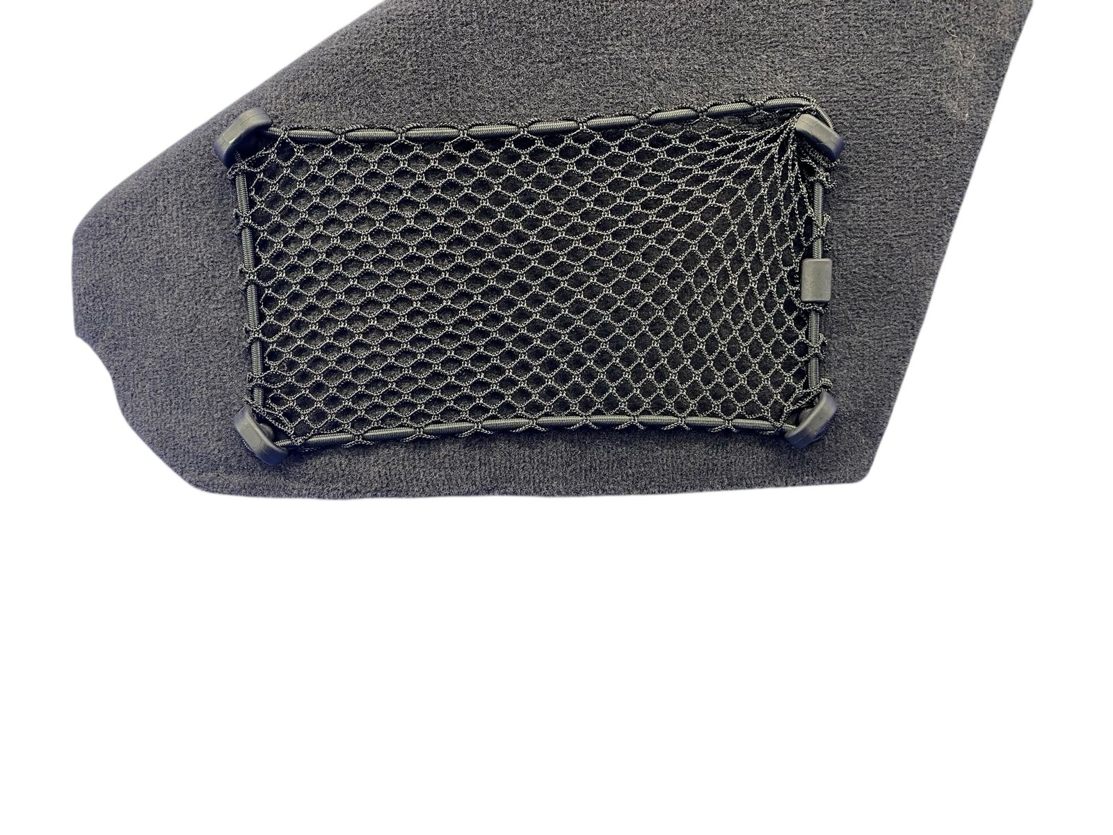2015-2017 MCLAREN 650S FRONT RIGHT MIDDLE INTERIOR TRIM PANEL W/NET BLACK CARPET