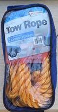 Tow Rope 2 Tonnes 200KG 3.5m Long Orange New in Packaging