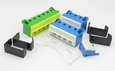 1 Satz HAGER QuickConnect PE-Klemme KN26E + N-Klemme KN14N KN18N VZ455N volta - Bild 1 von 4