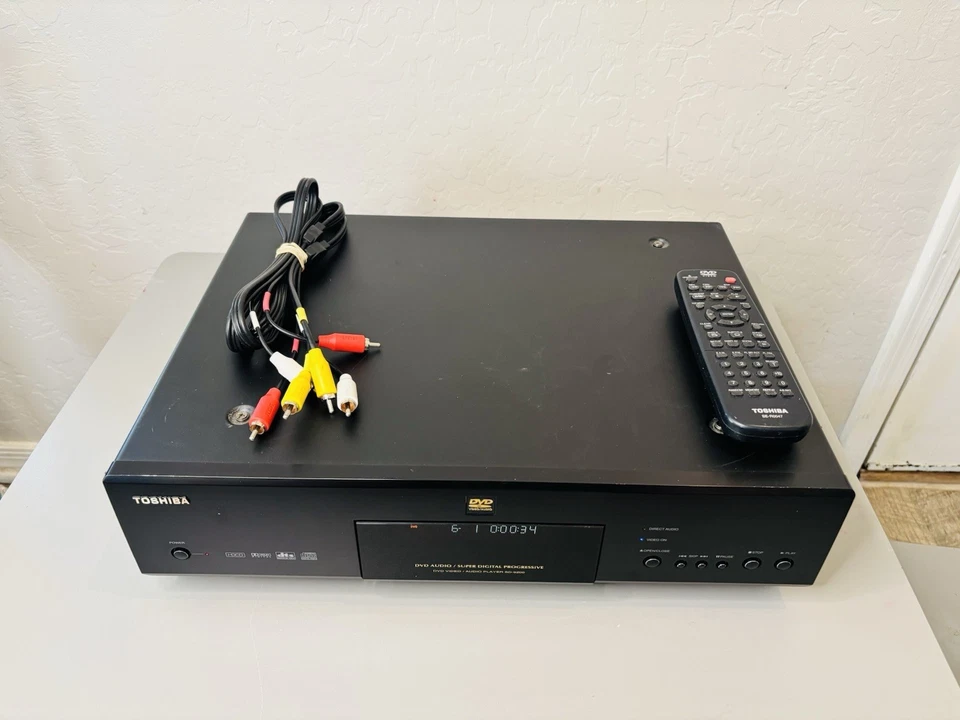 Toshiba SD-9200N Audiophile DVD-Audio Player W OEM Remote - Works Great - - Image 2 of 4