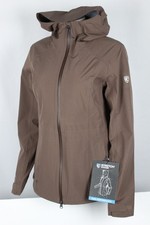 Chaqueta de lluvia Kuhl Voyager elástica para mujer café 2234