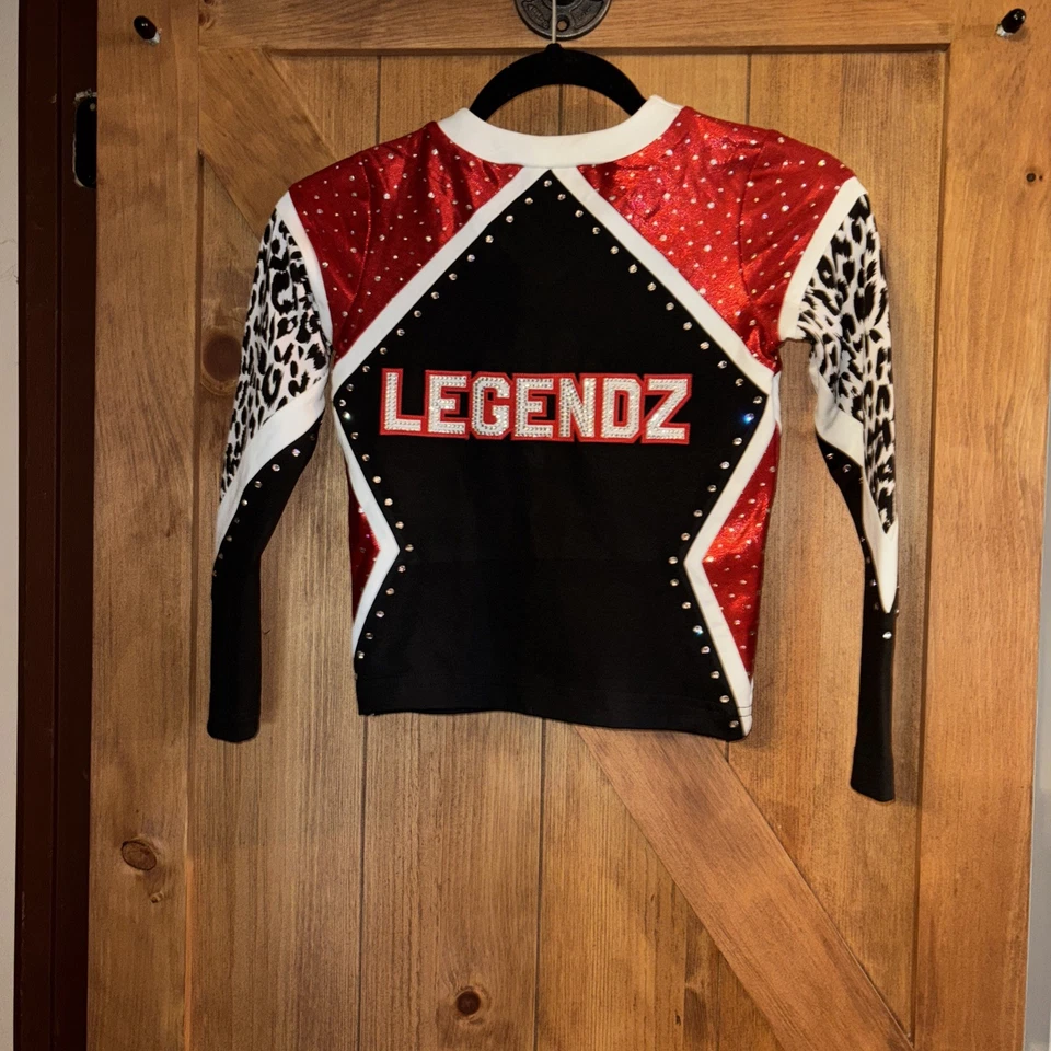 MALE YOUTH MEDIUM Authentic Cheerleading Uniform, Halloween, High Quality   - Image 2 of 4