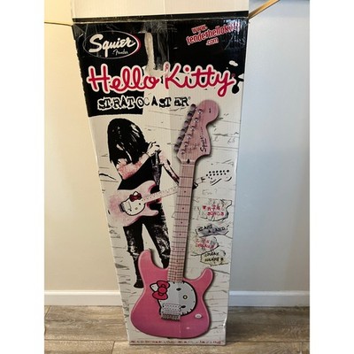 2005 Squire Fender Hello Kitty Sanrio Stratocaster Electric Guitar