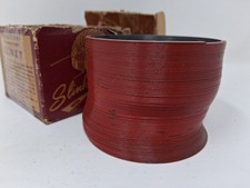 Vtg 1947 Original Slinky James Industries Walking Metal Toy Red w Original Box