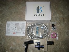HANDHELD BIDET SPRAYER KIT CHROME THIS IS A COMPLETE ATTACHMENT w/ EASY SETUP  