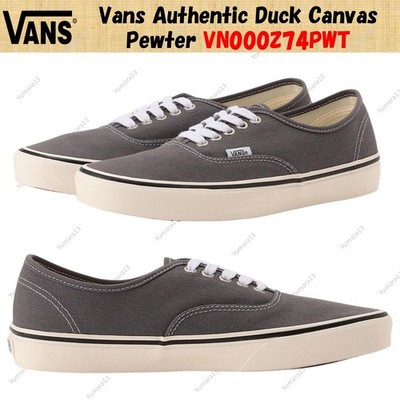Vans Authentic Duck Canvas Pewter VN000Z74PWT Herren Gr.
