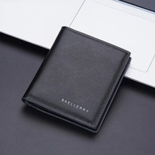 2023 New Short Wallet for Men Small Money Purses Wallets New Design Leather Slim