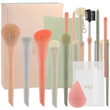 Docolor Makeup Brush Set with Bag, Morandi