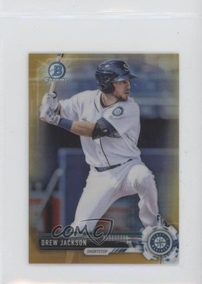 2017 Bowman Chrome Minis Prospects Gold Refractor 15/50 Drew Jackson #BCP99 0s3
