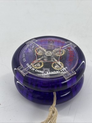 Yomega X Brain Yo Yo Toy Auto Return Purple Bandai 1999 Vintage | eBay