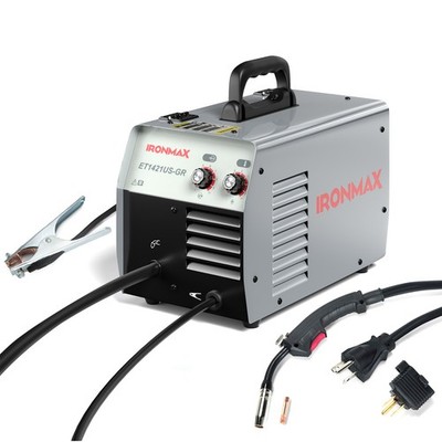 120V 120A IGBT Gasless MIG Welder w/ Adjustable Wire Feeding Speed