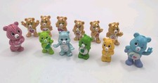 Lot Of 12 Care Bears TCFC Gold Ruby Mini Figures Bedtime Dreamtime Good Bear