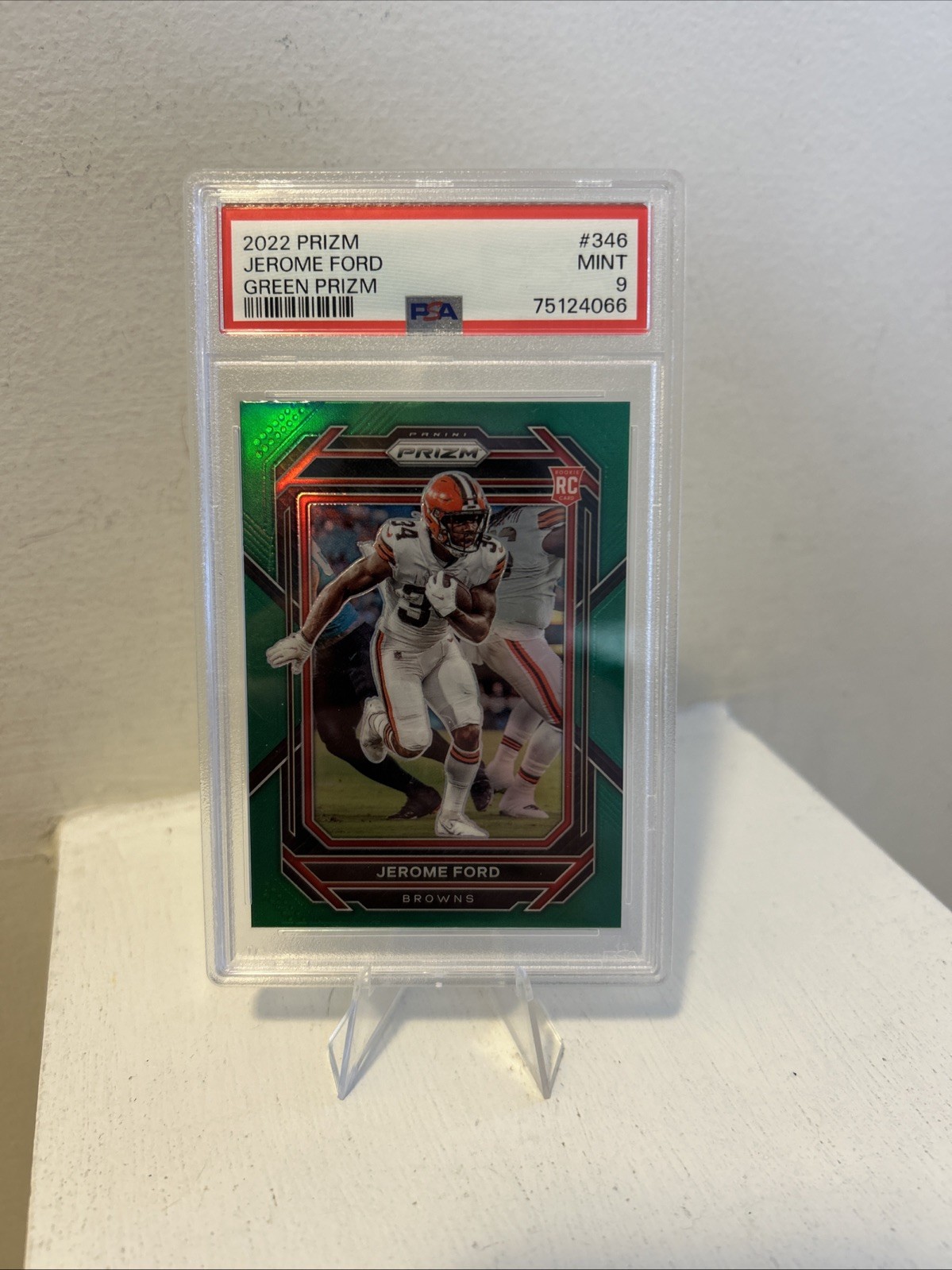 Jerome Ford Panini Prizm #346 Green