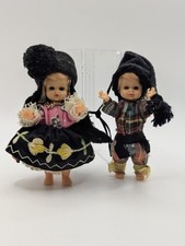 Vintage Portuguese Navare Dolls - 4" Tall Boy Girl in Traditional Dress