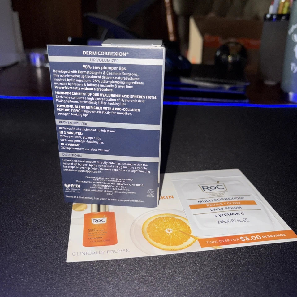 Voluminizador de labios RoC Derm Correction 0,34 fl oz 10 ml Foto 2 de 2