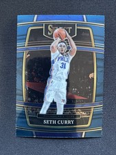 2021-22 Panini Select Retail Blue - Seth Curry #84 Philadelphia 76ers