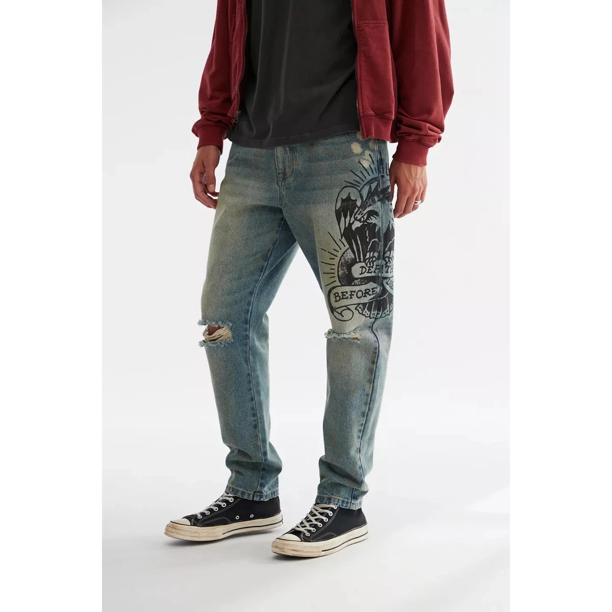 Jean Homme STANDARD CLOTH Taille 32 – Coupe Droite Slim, 100% Coton, Occasion Très Bon état | Tissu Urban Outfitters