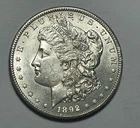 1892 CC MORGAN DOLLAR BU