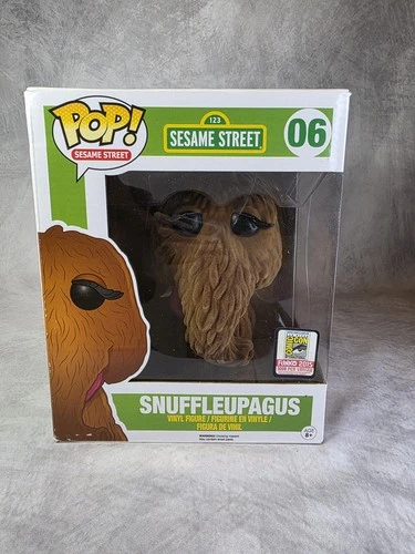 Funko Pop FLOCKED Snuffleupagus #06 Box Damaged See Pictures