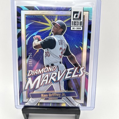 Ken Griffey Jr. 2026 Panini Donruss Holo #’d 109/199 Diamond Marvels #19 Reds