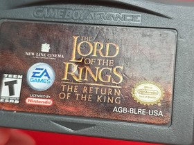 GBA Lord of the Rings: Return of the King Nintendo Game Boy Advance Authentic