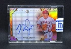 2015 Topps Tribute MIKE TROUT Auto On-Card Orange /75 Encased Angels #TA-MT
