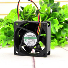 SUNON KDE1206PTV1 Cooling Fan DC 12V 1.7W 3pin Maglev 6025 6cm
