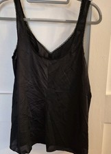 Vintage Lorraine Camisole Womens 46 Lace Trim Nylon Lingerie US