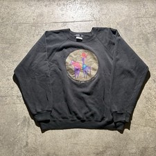 Vintage Laurel Burch Free Spirit Dancing in Autumn Moon Sweatshirt Men s Size XL