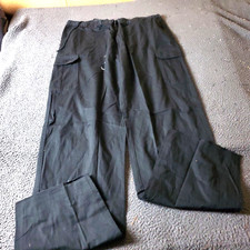 KingSize Pants Big Tall Mens 2XL x 40L Black Cotton Chino Khaki 2XLT