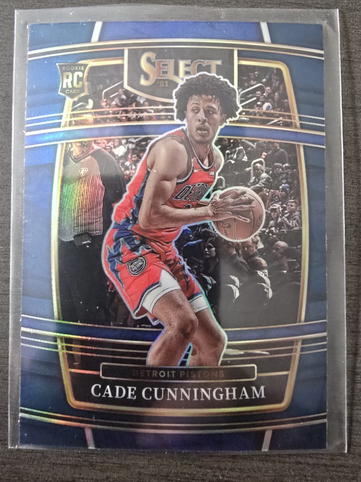 2021-22 Panini Select - Concourse Cade Cunningham #11 Blue Prizm (RC)