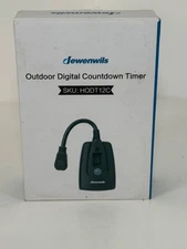Dewenwils Outdoor Countdown Timer 2 Outlet Digital Programmable Heavy Duty