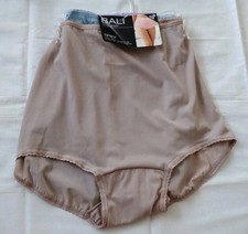 2 Bali "Skimp Skamp" 2633 Brief Panties 2XL BLUE  COFFEE LATTE NEW WITH TAGS