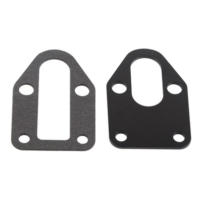 NEU Car Fuel Pump Mounting Plate & Holes Chrome Plated Fit For Small Block 283
