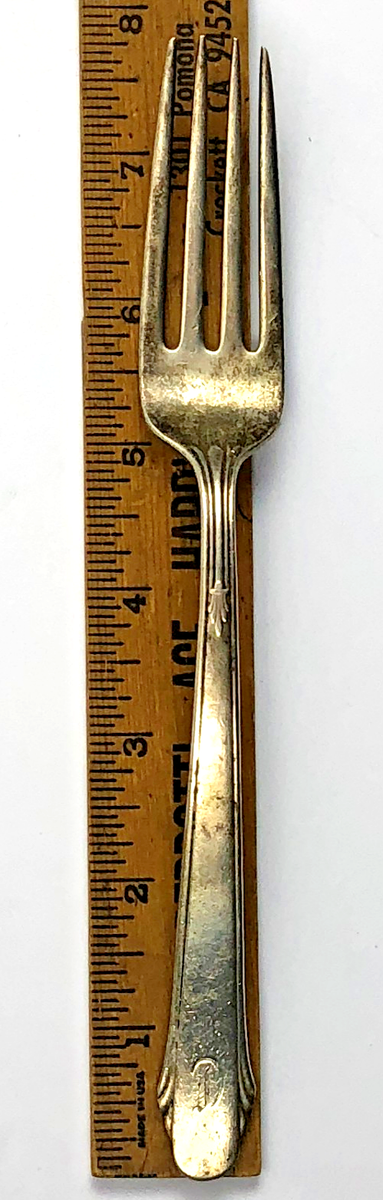 Gorham Hunt Club 1930 Sterling Silver Dinner Fork - 64g - Gothic D