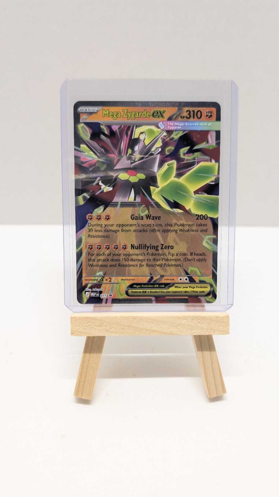 Pokémon TCG, Mega Zygarde Ex MEP 071 - Black Star Promo 