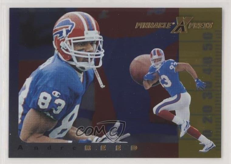 1997 Pinnacle X-Press Autumn Warriors Andre Reed #107 HOF 2s1