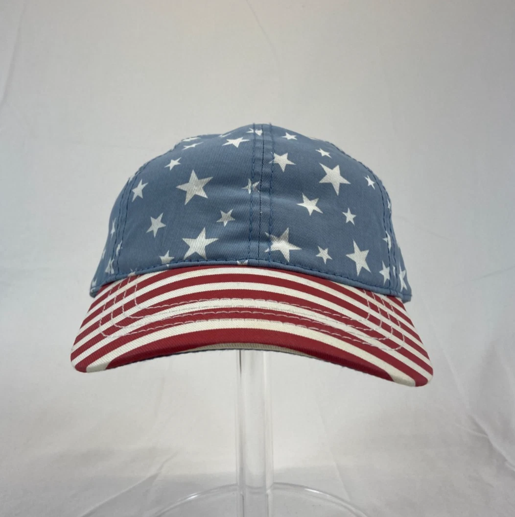 Stars and Stripes Baseball Cap Snapback Hat Patriotic American Flag Outdoor OSFM