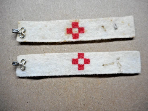 Vintage GI Joe Marine Medic Arm Band - set of 2