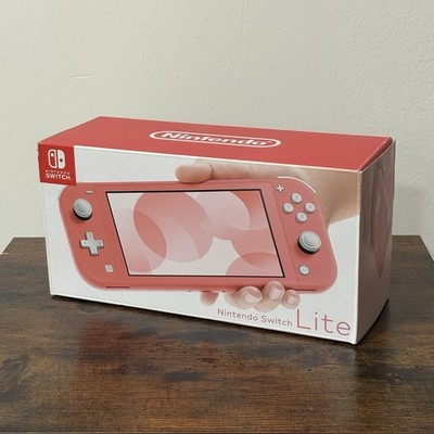 Nintendo Switch Lite Console Coral Pink Brand New Open Box w