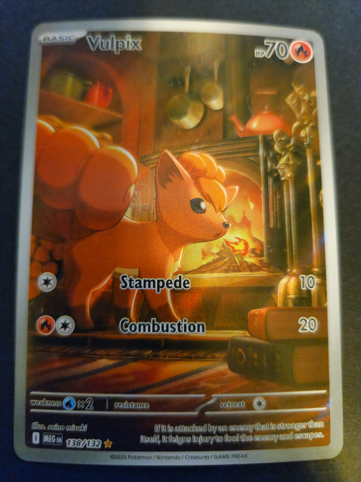 Vulpix 138/132 Me01: Mega Evolution Holo